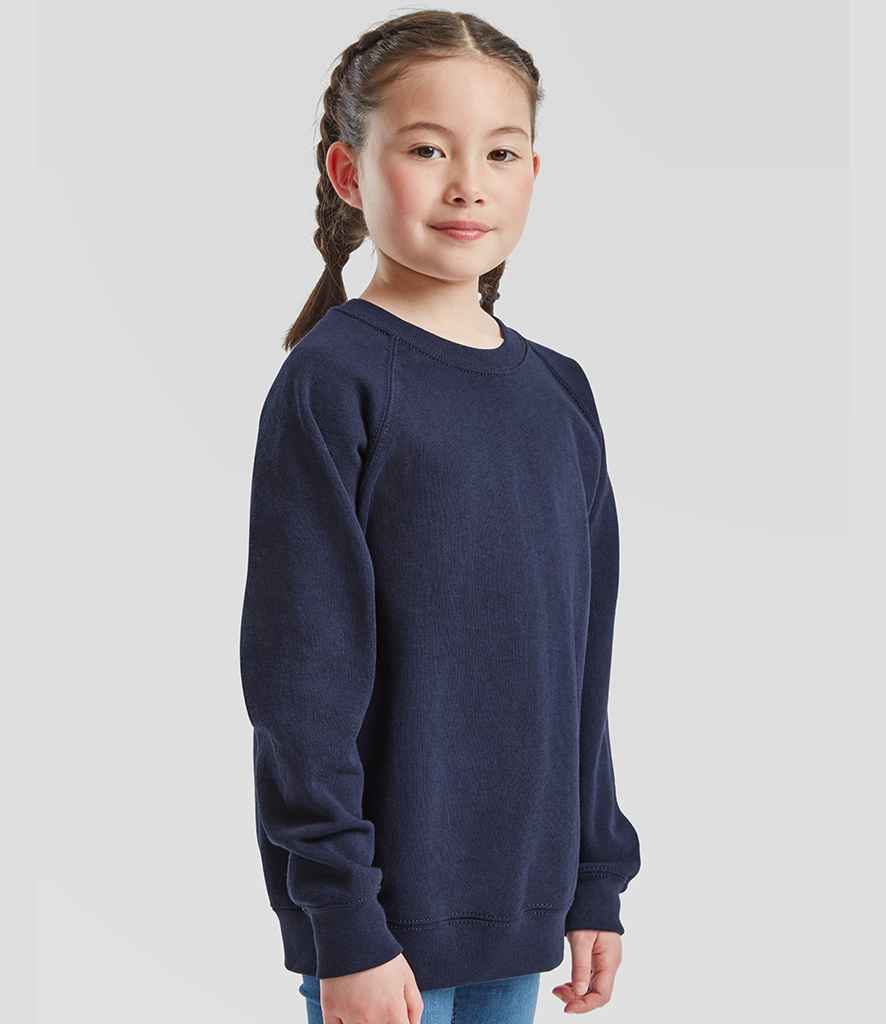 Fruit of the Loom Kids Classic Raglan Sweatshirt