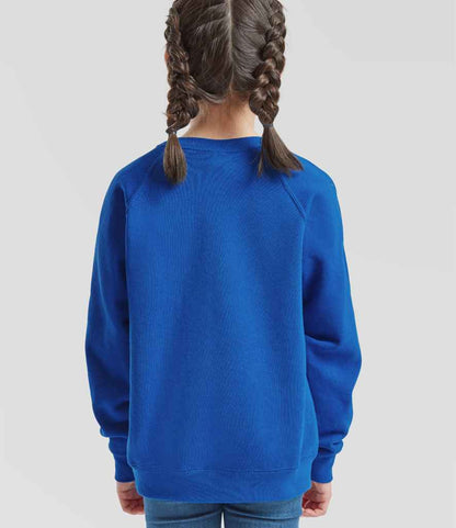 Fruit of the Loom Kids Classic Raglan Sweatshirt