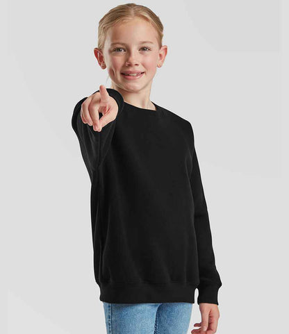 Fruit of the Loom Kids Premium Drop Shoulder Sweatshirt