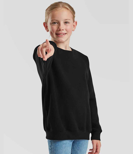 Fruit of the Loom Kids Premium Drop Shoulder Sweatshirt