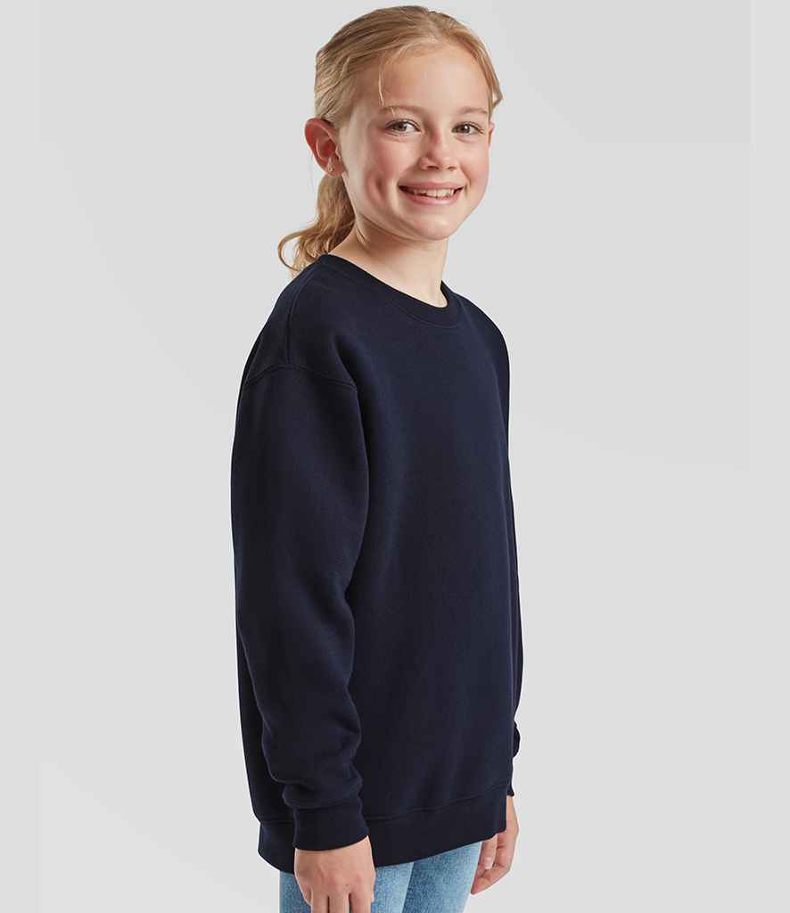 Fruit of the Loom Kids Premium Drop Shoulder Sweatshirt
