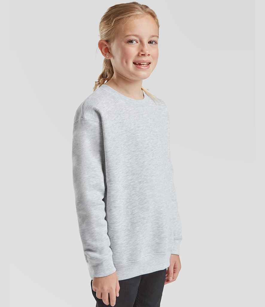 Fruit of the Loom Kids Premium Drop Shoulder Sweatshirt
