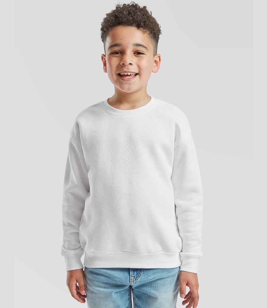 Fruit of the Loom Kids Premium Drop Shoulder Sweatshirt