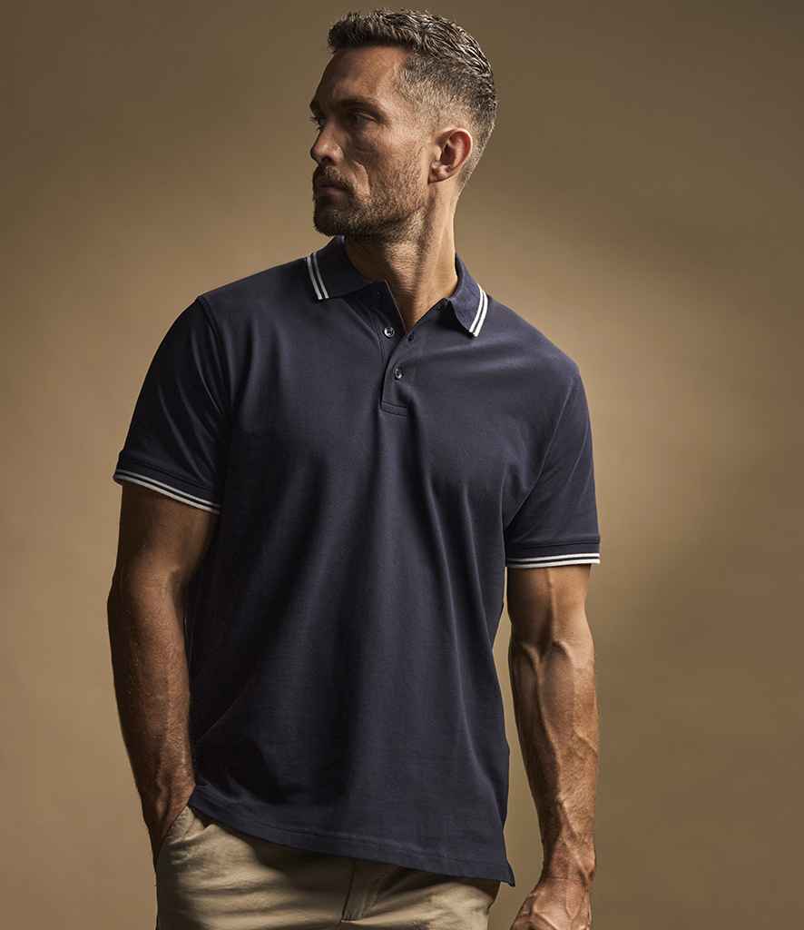 Tee Jays Luxury Stretch Tipped Polo Shirt