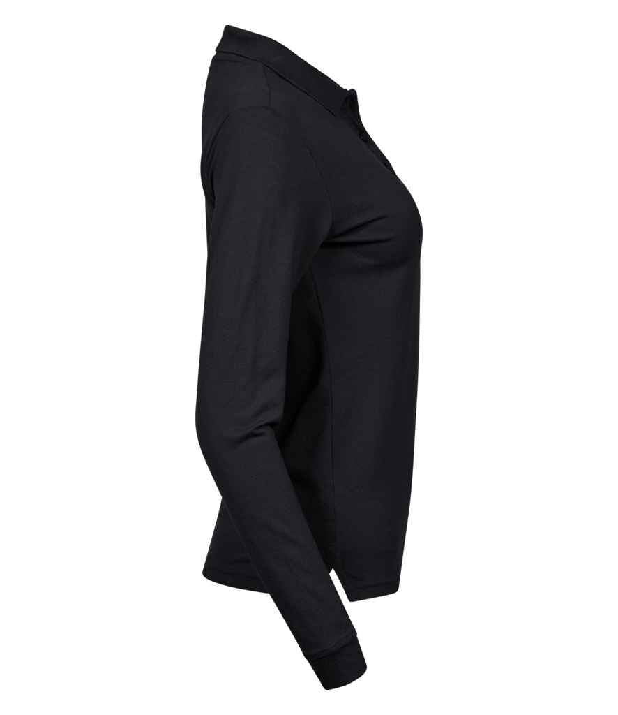 Tee Jays Ladies Luxury Stretch Long Sleeve Polo Shirt