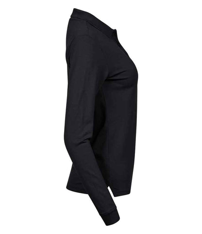 Tee Jays Ladies Luxury Stretch Long Sleeve Polo Shirt