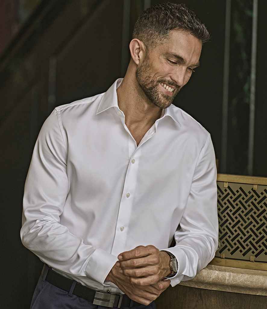 Tee Jays Luxury Slim Fit Long Sleeve Oxford Shirt