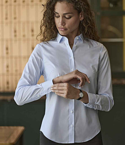 Tee Jays Ladies Stretch Luxury Long Sleeve Poplin Shirt