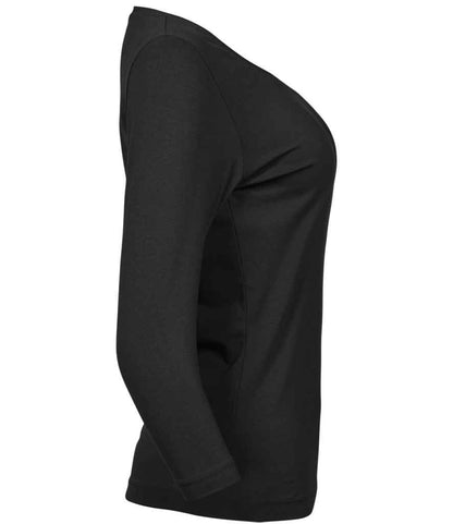 Tee Jays Ladies Stretch 3/4 Sleeve T-Shirt