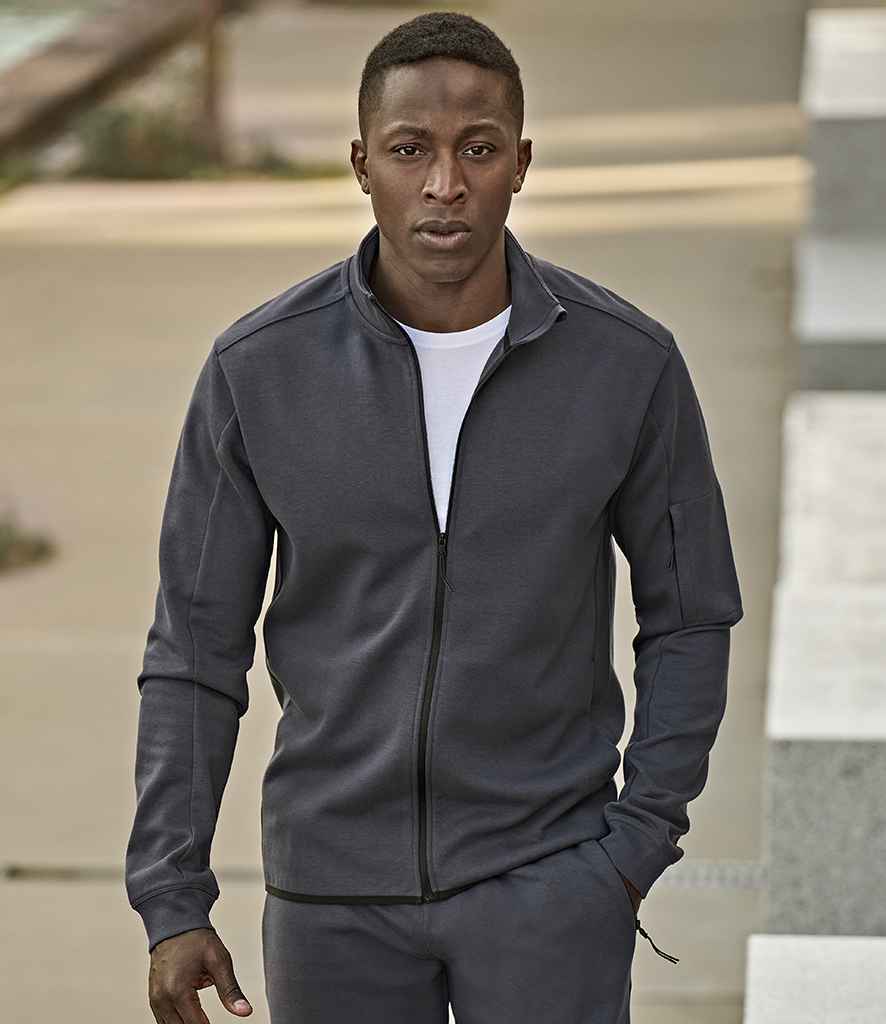 Tee Jays Athletic Full Zip Sweat Cardigan