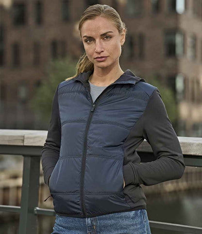 Tee Jays Ladies Hybrid-Stretch Hooded Jacket