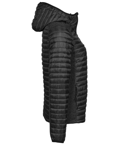 Tee Jays Ladies Crossover Hooded Padded Outdoor Jacket