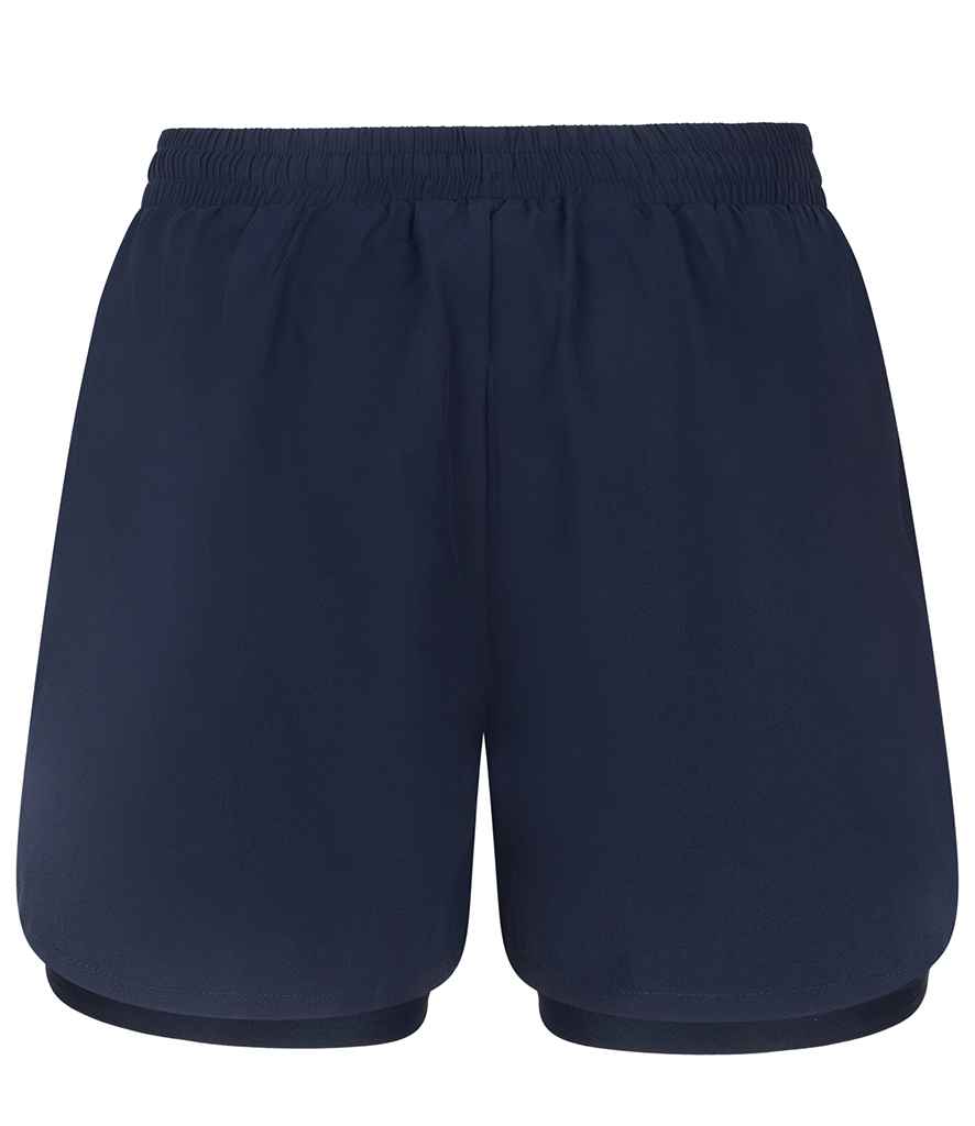 Tombo Ladies Double Layer Sports Shorts