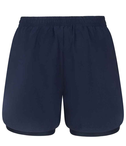 Tombo Ladies Double Layer Sports Shorts