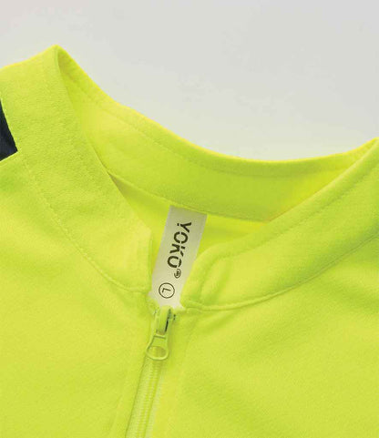 Yoko Mandarin Collar Zip Piqué Polo Shirt