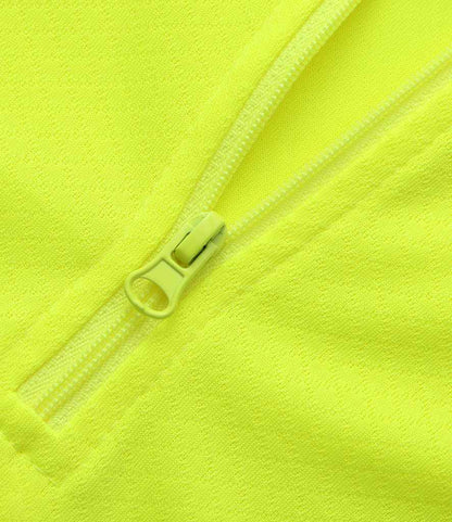 Yoko Mandarin Collar Zip Piqué Polo Shirt