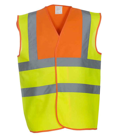 Yoko Hi-Vis Two Band and Braces Waistcoat (1/2)
