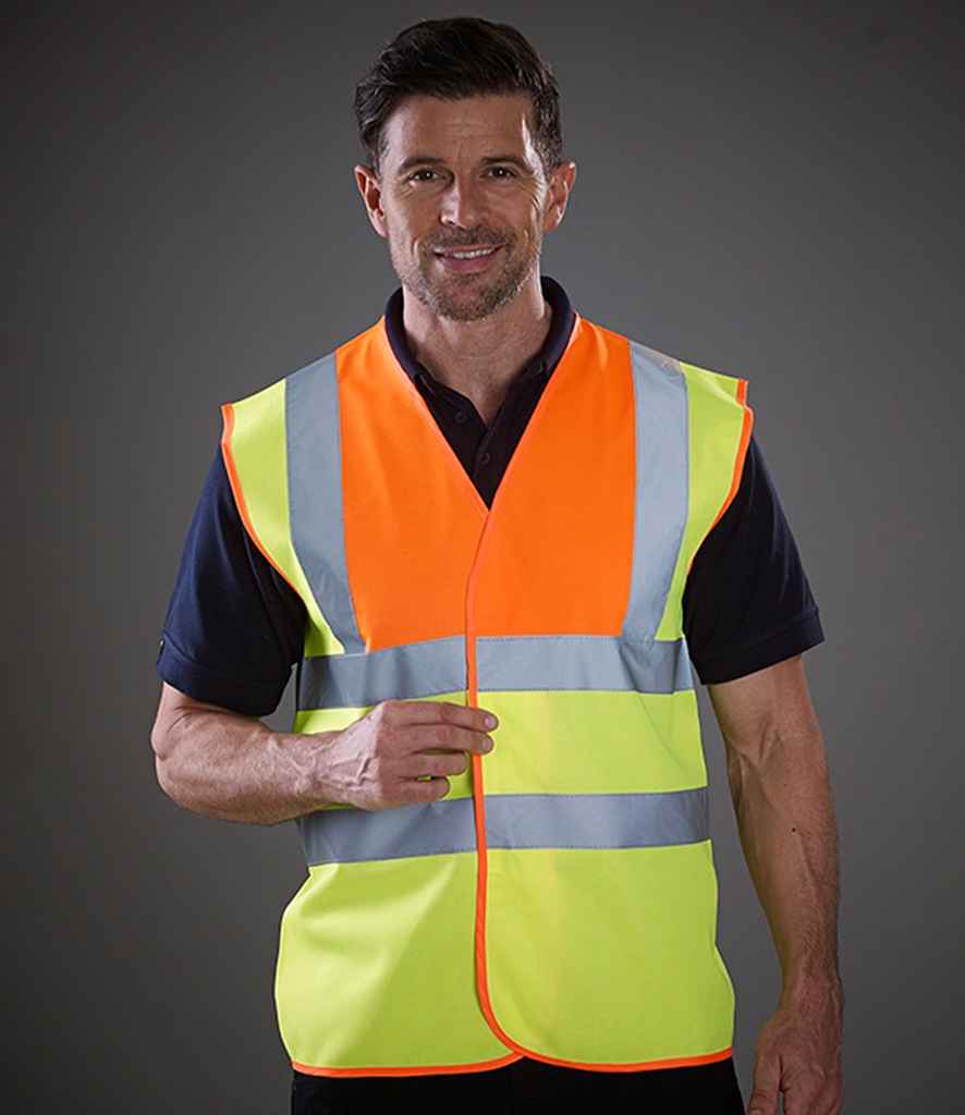 Yoko Hi-Vis Two Band and Braces Waistcoat (1/2)