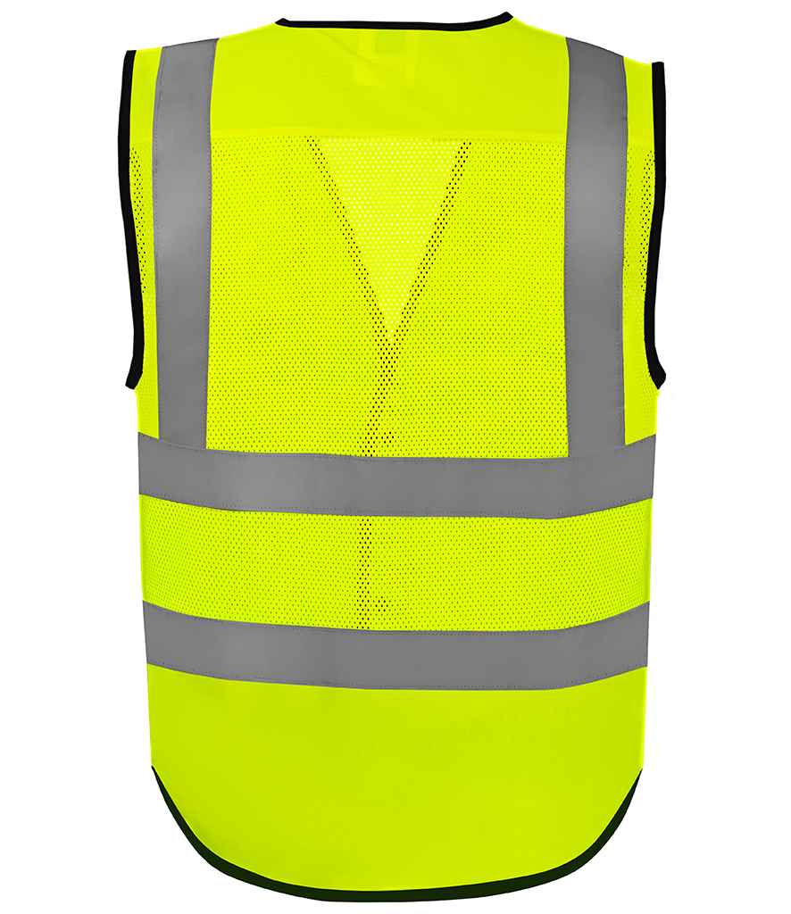 Yoko Superior Eco Mesh Button Waistcoat