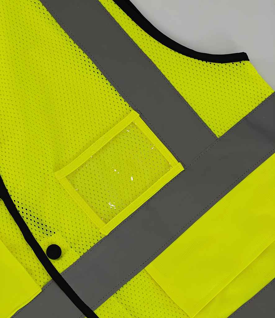 Yoko Superior Eco Mesh Button Waistcoat