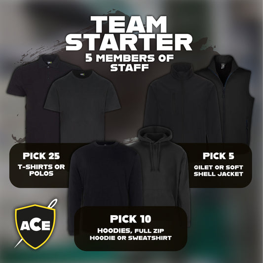 Team Embroidered Starter Bundle