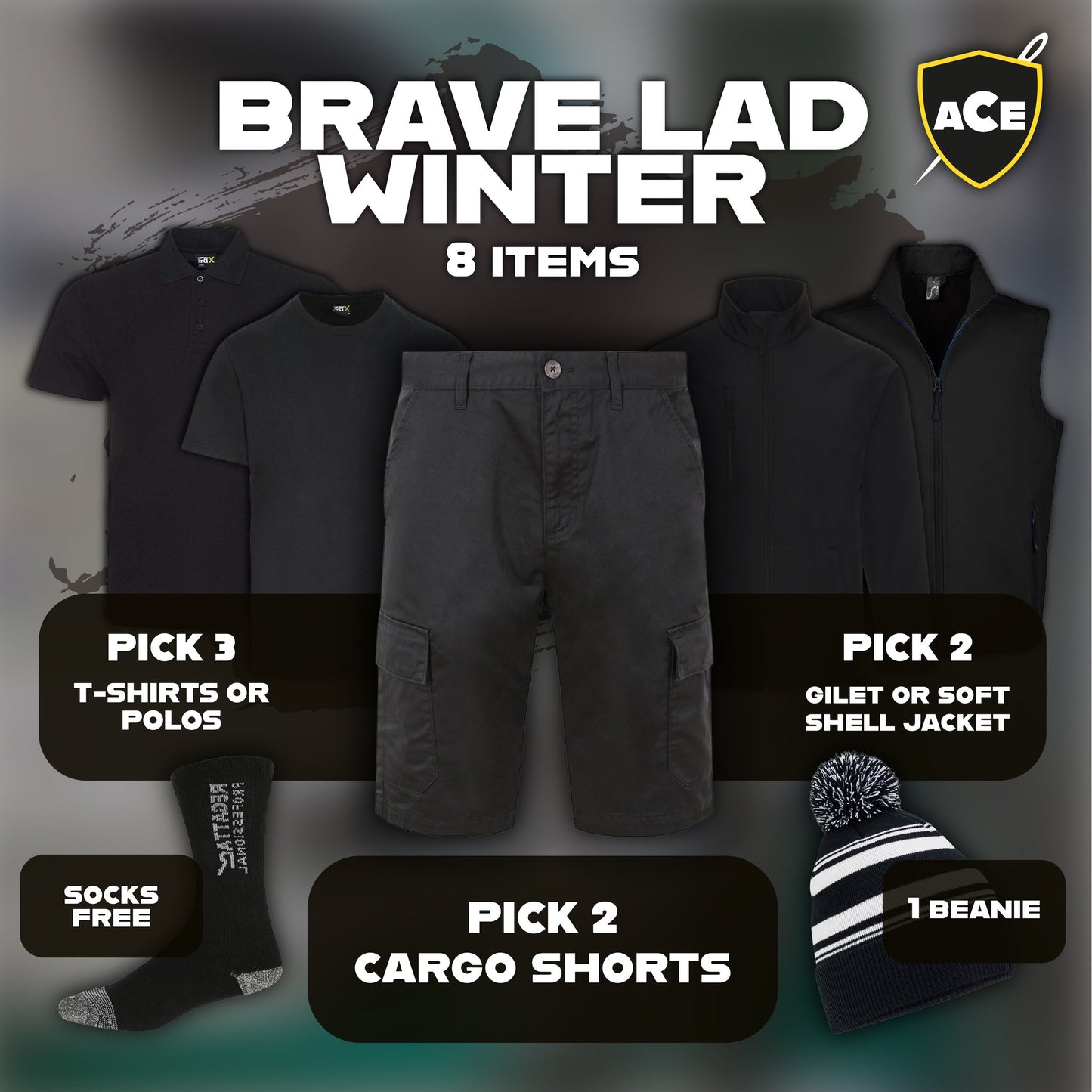 Brave Lad Winter Embroidered Bundle